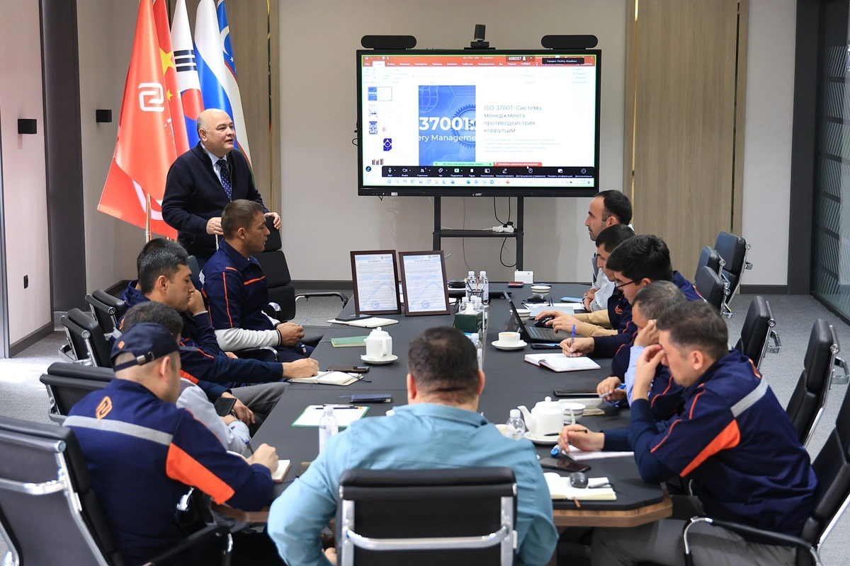 На заводе ADM Jizzakh успешно завершён тренинг по внутреннему аудиту согласно стандарту ISO 37001:2016