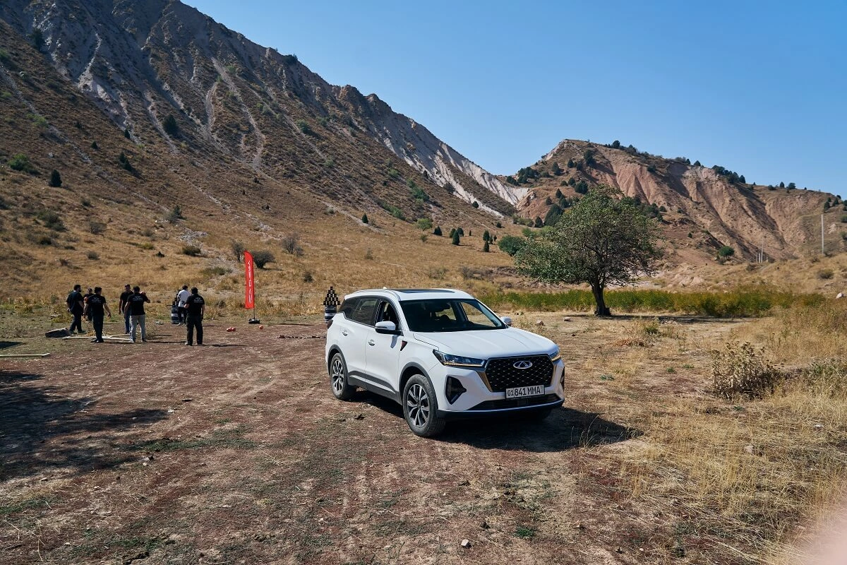 Тест-драйв новых моделей Chery Tiggo 7 Pro 2024 и Tiggo 8 Pro Max 2024 в горах Узбекистана